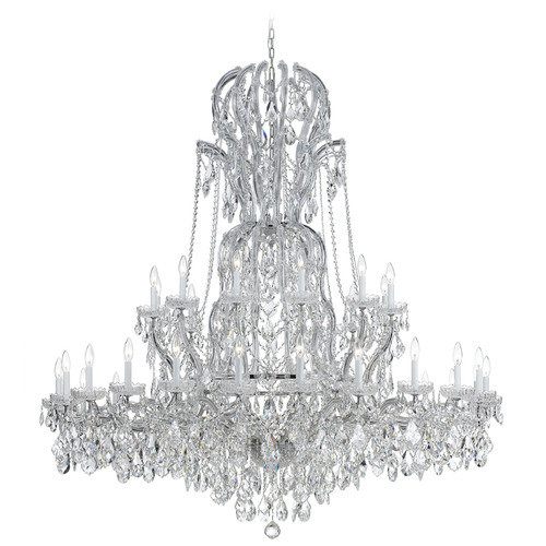 Crystorama Lighting Maria Theresa Polished Chrome Crystal Chandelier