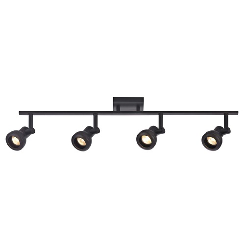 Track Light with 4 Spot Lights - Bronze - GU10 Base