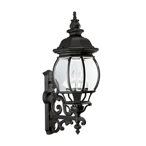 Onion Outdoor Wall Lantern in Textured Black by Progress Lighting