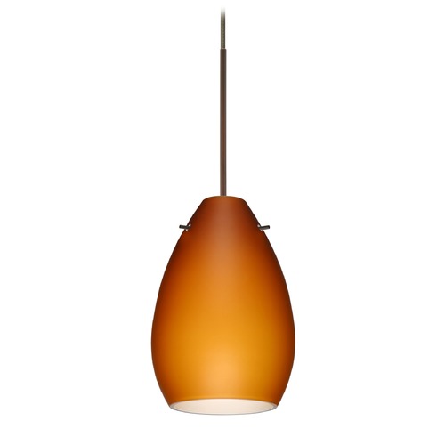 Besa Lighting Besa Lighting Pera Bronze Mini-Pendant Light 1XT-171380-BR