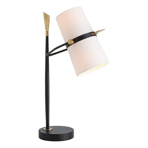 Yasmin Desk Lamp in Antique Black Steel by Arteriors Home