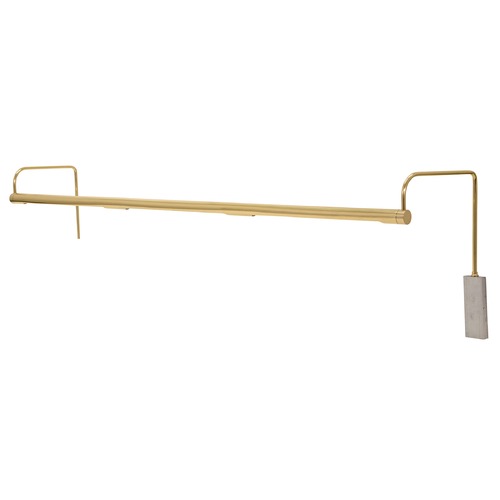 Slim-Line Polished Brass LED Picture Light by House of Troy Lighting