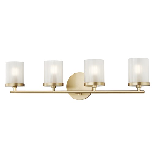 Ryan Aged Brass Bathroom Light by Mitzi by Hudson Valley