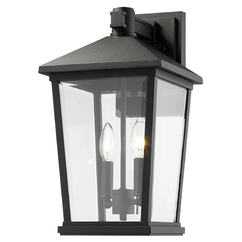 Z-Lite Beacon Black Outdoor Wall Light by Z-Lite 568B-BK