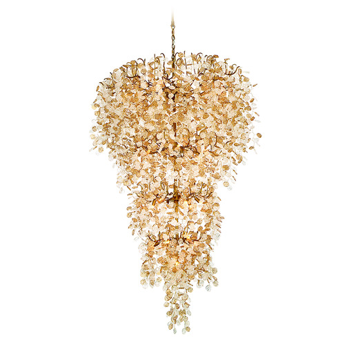 Campobasso 48-Inch Chandelier in Antique Gold by Eurofase Lighting