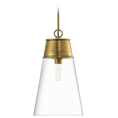 Wentworth Rubbed Brass Pendant by Z-Lite