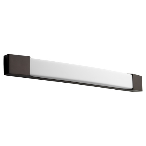 Apollo 32-Inch LED Vanity Light in Oiled Bronze by Oxygen Lighting