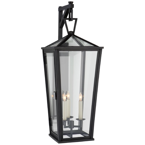 E.F. Chapman Darlana Large Tall Lantern in Bronze by Visual Comfort Signature