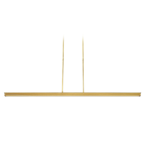 Visual Comfort Modern Collection Stagger 48-Inch LED Linear Light in Natural Brass by Visual Comfort Modern 700LSSTG48NB-LED927