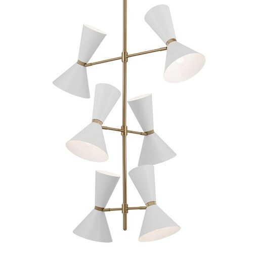 Kichler Lighting Phix Champagne Bronze Chandelier by Kichler Lighting 52568CPZWH