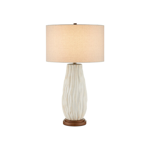Water-Borne Table Lamp in White by Currey & Company Lighting