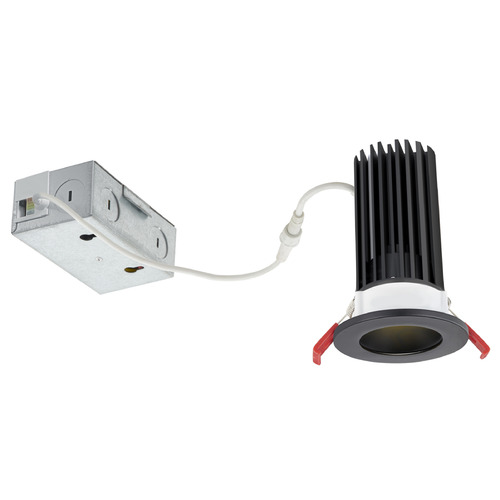 5CCT 2'' LED Canless 15W Smooth Black Recessed Light 24Deg by Recesso