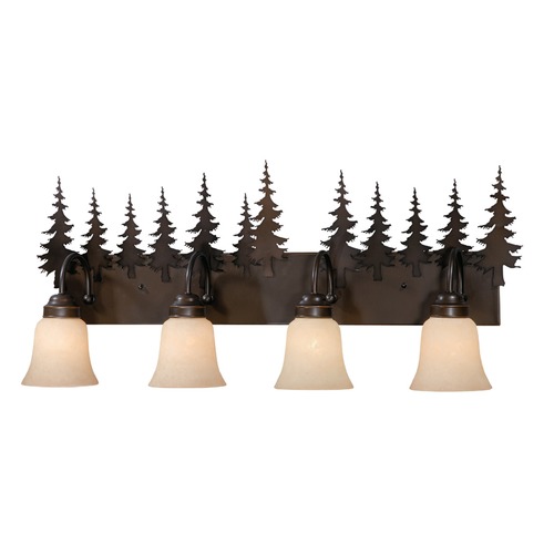 Yosemite Burnished Bronze Bathroom Light by Vaxcel Lighting