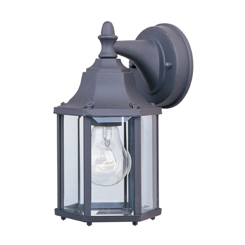 Maxim Lighting Builder Cast Black Outdoor Wall Light by Maxim Lighting 1026BK