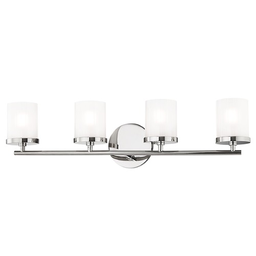 Ryan Polished Nickel Bathroom Light by Mitzi by Hudson Valley