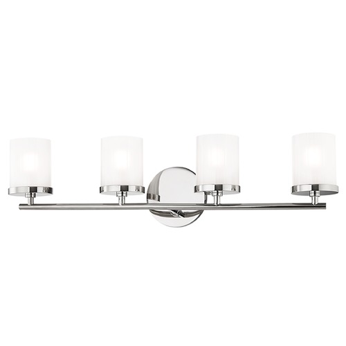 Mitzi by Hudson Valley Ryan Polished Nickel Bathroom Light by Mitzi by Hudson Valley H239304-PN