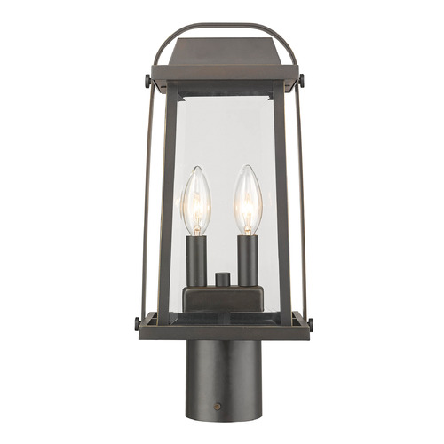 Millworks Oil Rubbed Bronze Post Light by Z-Lite