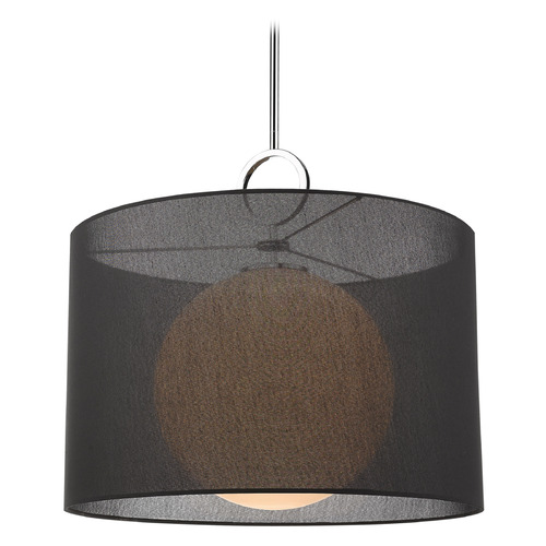 Z-Lite Arosia Chrome Pendant by Z-Lite 194-24BK-C