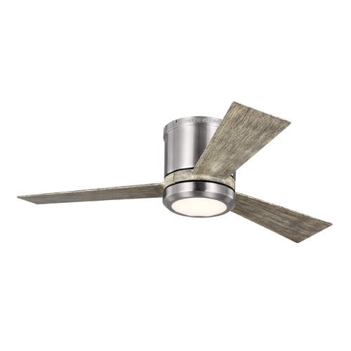 Clarity 42-Inch LED Fan in Matte White by Generation Lighting Fan Collection