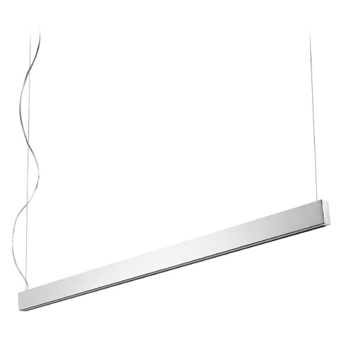 Zepp 50-Inch LED Linear Light in Polished Nickel by Oxygen Lighting