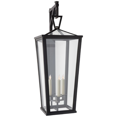 Visual Comfort Signature Collection E.F. Chapman Darlana Grande Tall Lantern in Bronze by Visual Comfort Signature CHO2790BZCG