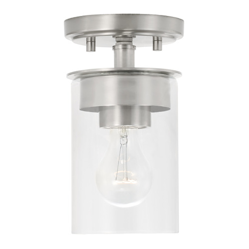 HomePlace by Capital Lighting Mason Mini Dual Mount Pendant in Brushed Nickel by HomePlace Lighting 246811BN-532