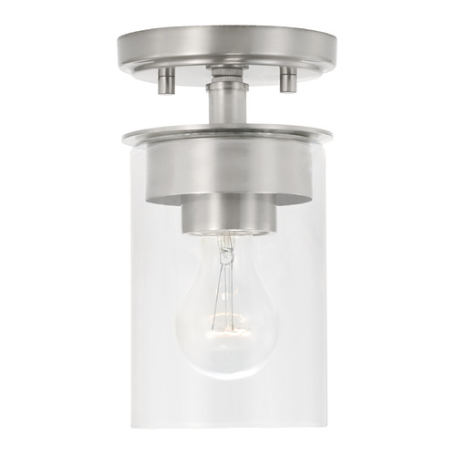 Mason Mini Dual Mount Pendant in Brushed Nickel by HomePlace Lighting