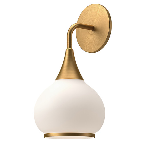 Hazel Wall Sconce in Aged Gold by Alora Lighting