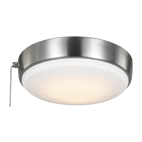 9-Inch 3CCT LED Fan Light Kit in Steel by Visual Comfort & Co Fans