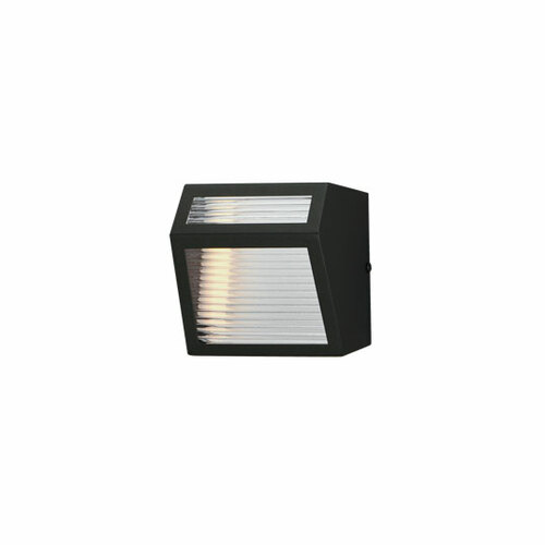Totem Small LED Outdoor Wall Light in Black by ET2 Lighting