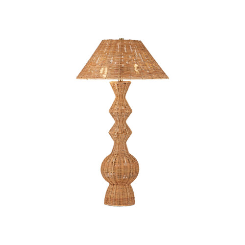 Currey and Company Lighting Nirvana Rattan Table Lamp by Currey & Company 6000-1051
