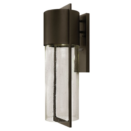 Hinkley Seeded Glass LED Outdoor Wall Light Bronze Hinkley 1325KZ-LED