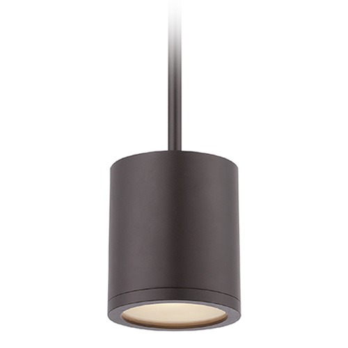 Tube Bronze LED Outdoor Hanging Light by WAC Lighting