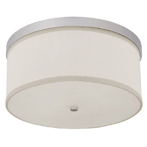 Midtown 15.75-Inch Flush Mount in Matte Nickel by Capital Lighting