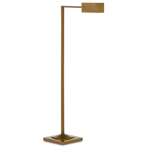 Currey and Company Lighting Ruxley Floor Lamp in Polished Antique Brass by Currey & Company 8000-0025