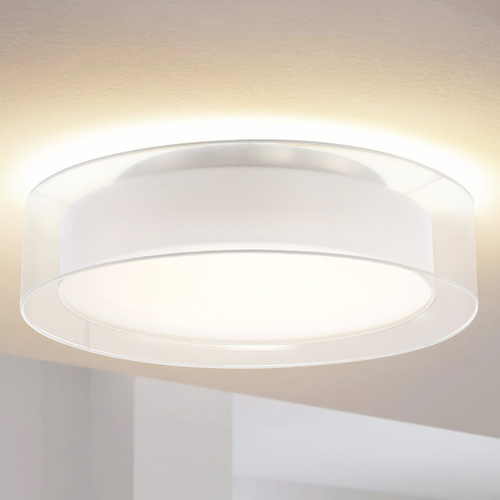 Modern Forms by WAC Lighting Metropolis 24-Inch LED Semi-Flush Mount in Brushed Nickel by Modern Forms FM-16824-BN