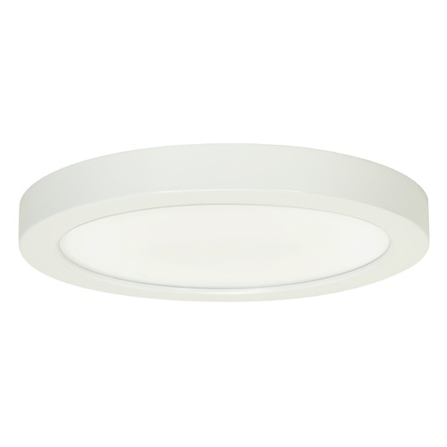 Blink 9-Inch LED Round Surface Mount 18.5W White 3000K by Satco Lighting