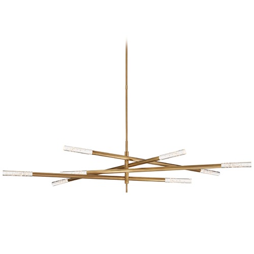 Visual Comfort Signature Collection Kelly Wearstler Rousseau Chandelier in Antique Brass by Visual Comfort Signature KW5589ABSG