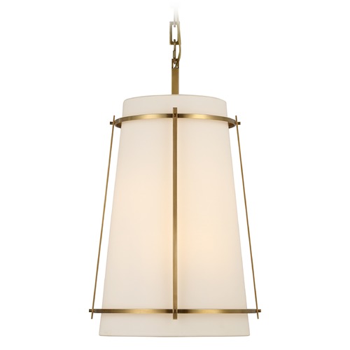 Visual Comfort Signature Collection Carrier & Company Callaway Hanging Shade in Brass by Visual Comfort Signature S5686HABLFA