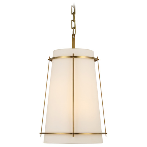 Visual Comfort Signature Collection Carrier & Company Callaway Hanging Shade in Brass by Visual Comfort Signature S5686HABLFA