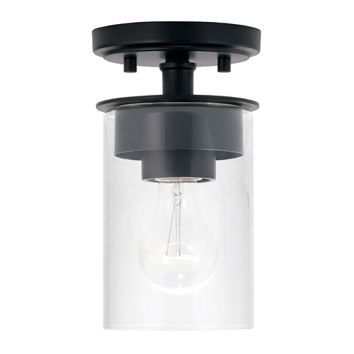 HomePlace by Capital Lighting Mason Mini Dual Mount Pendant in Matte Black by HomePlace Lighting 246811MB-532