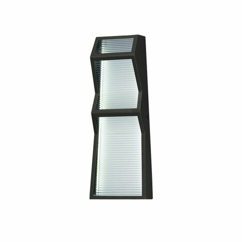 ET2 Lighting Totem 16-Inch LED Outdoor Wall Light in Black by ET2 Lighting E30123-144BK