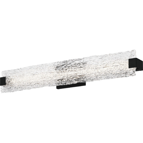 Winter Matte Black LED Bathroom Light by Quoizel Lighting