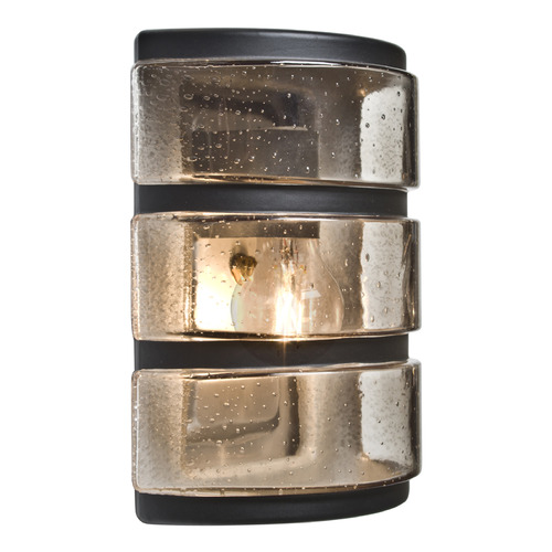 Besa Lighting Besa Lighting Costaluz Aqua Black LED Outdoor Wall Light AQUARBH-SM-EDIL-BK