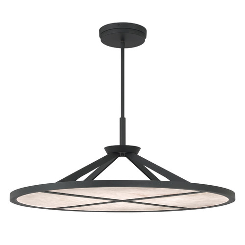 Stiles 36-Inch LED Pendant in Sand Coal Black by Minka Lavery