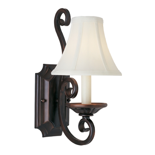 Maxim Lighting Maxim Lighting Manor Oil Rubbed Bronze Sconce 12217OI/SHD123