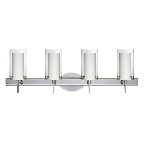 Besa Lighting Besa Lighting Pahu Chrome Bathroom Light 4SW-C44007-CR