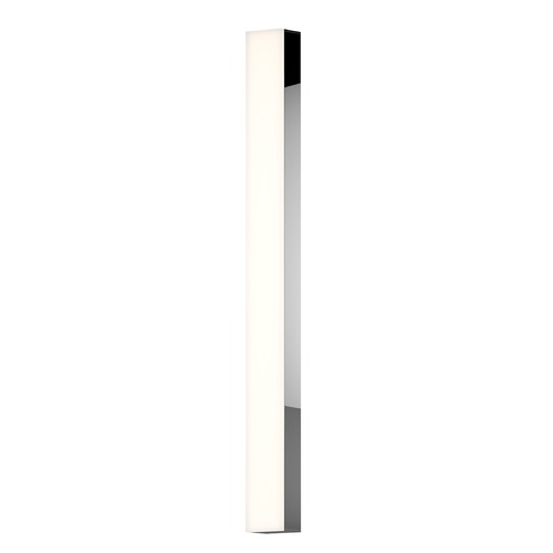 Sonneman Lighting Solid Glass Bar Polished Chrome LED Vertical Bathroom Light by Sonneman Lighting 2594.01