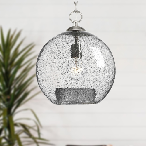 Malbec Brushed Nickel Pendant by Progress Lighting