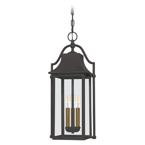Manning Outdoor Hanging Light in Western Bronze by Quoizel Lighting